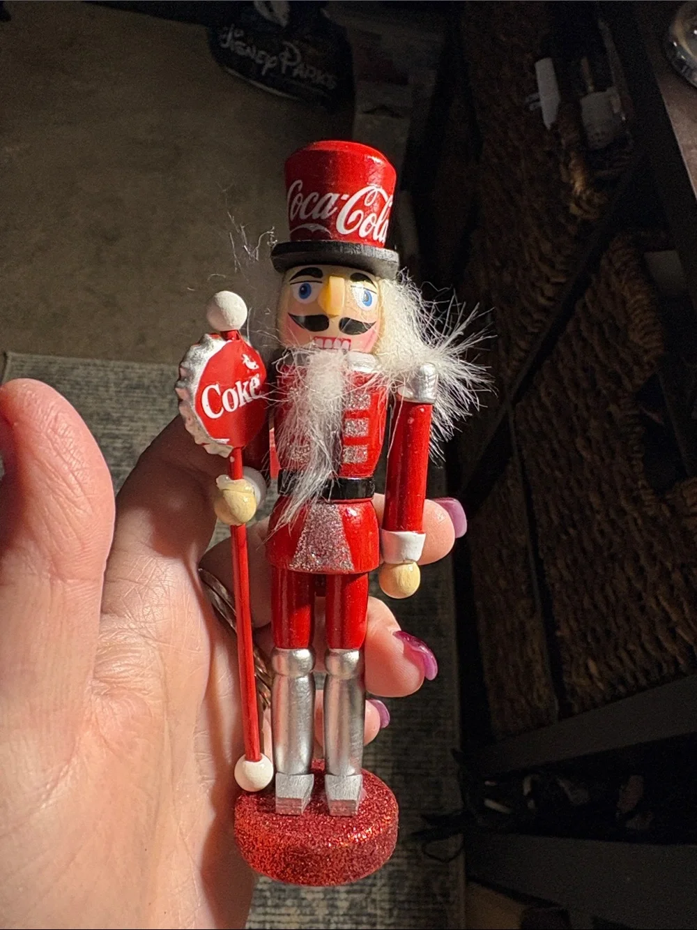Lot of Coca-Cola, Santa Claus Christmas ornaments please look!